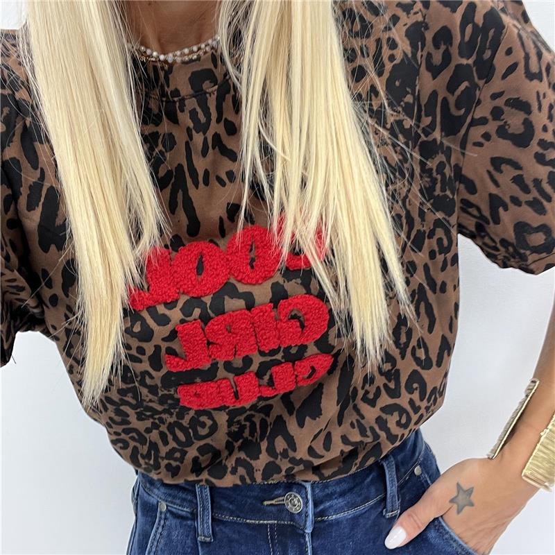 t-shirt maculata girocollo cool